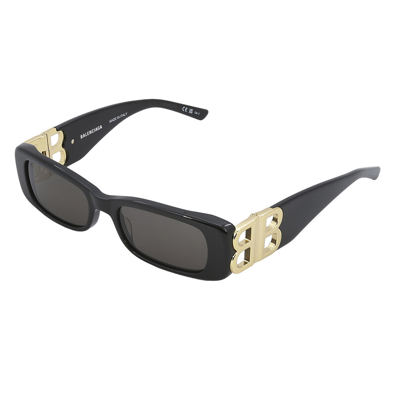 Balenciaga Grey Rectangular Ladies Sunglasses BB0096S 001 51
