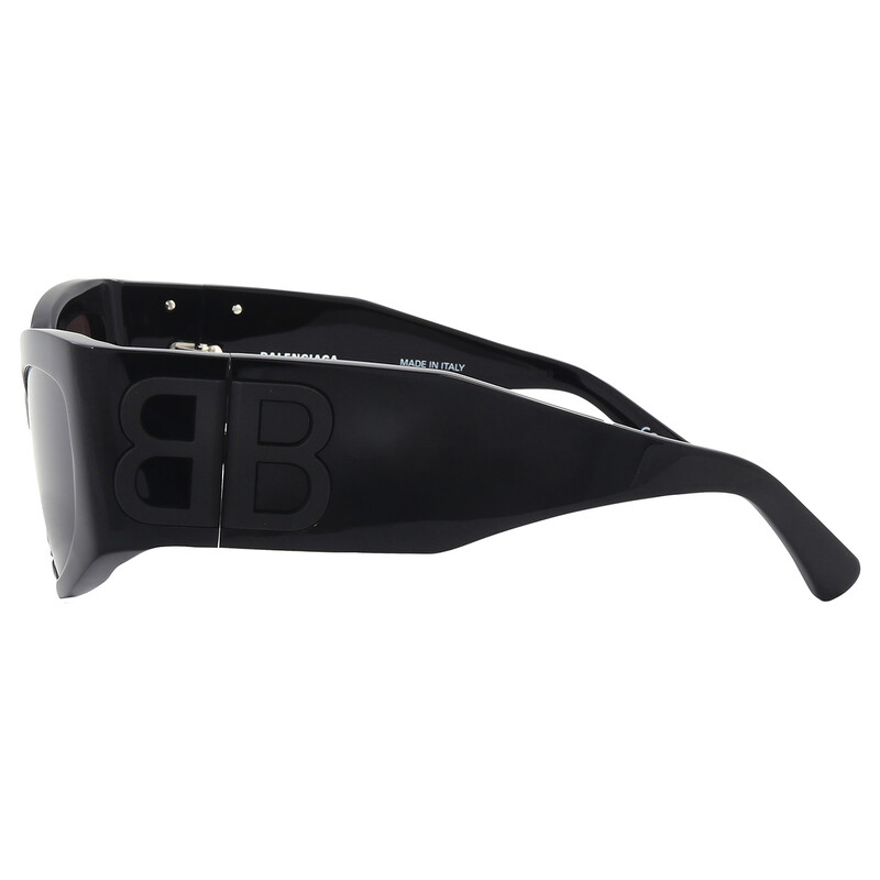 Balenciaga Grey Rectangular Ladies Sunglasses BB0321S 001 57