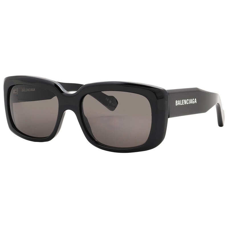 NEW BALENCIAGA BB0072S 001‎ UNISEX BLACK SUNGLASSES Designer Eyewear Ebay Balenciaga 56mm Square Flat Top  main image 2