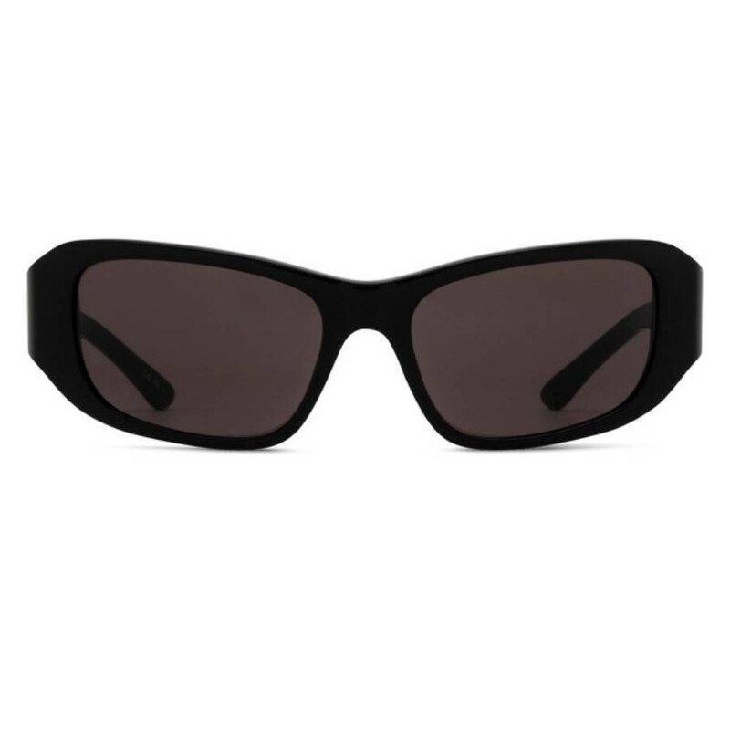 Balenciaga Grey Rectangular Unisex Sunglasses BB0365S 001 57