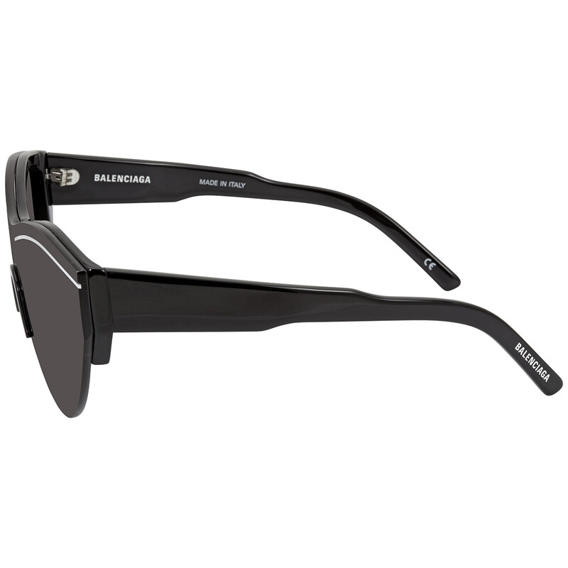 Balenciaga Grey Shield Unisex Sunglasses BB0004S 001 99  display picture 1