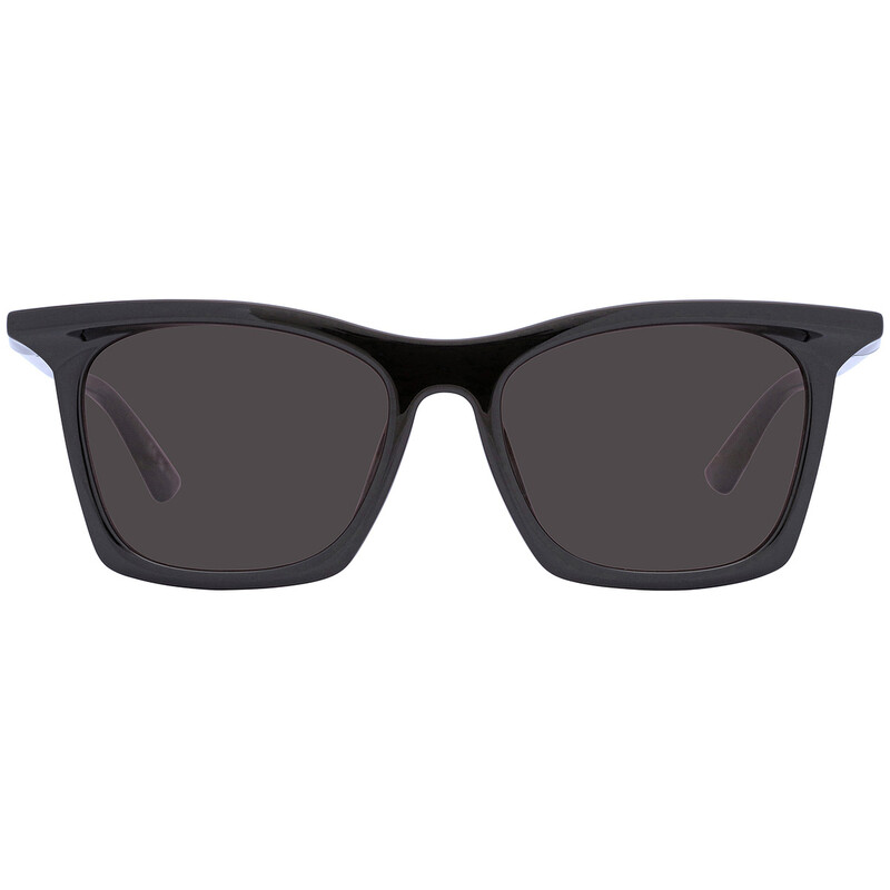 バレンシアガ  BB0099SA 001 セルフレームロゴサングラス メンズ 54□18-140 Balenciaga Grey Square Unisex Sunglasses BB0099SA 001 54