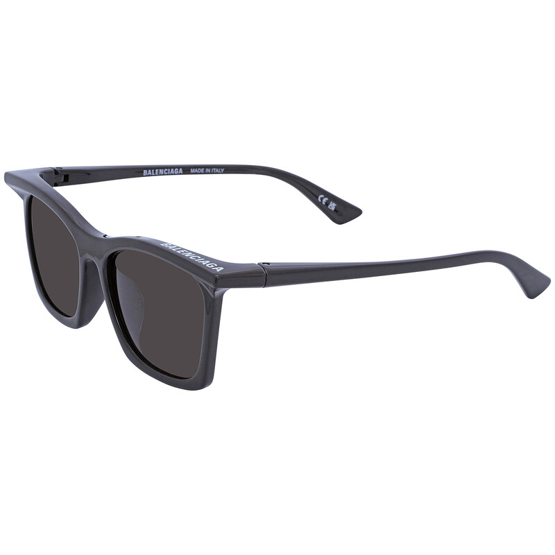 Balenciaga Grey Square Unisex Sunglasses BB0099SA 001 54