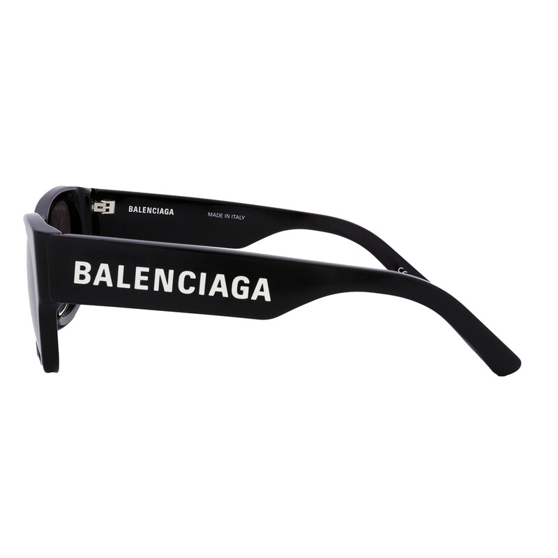 Balenciaga Grey Square Unisex Sunglasses BB0262SA 001 56