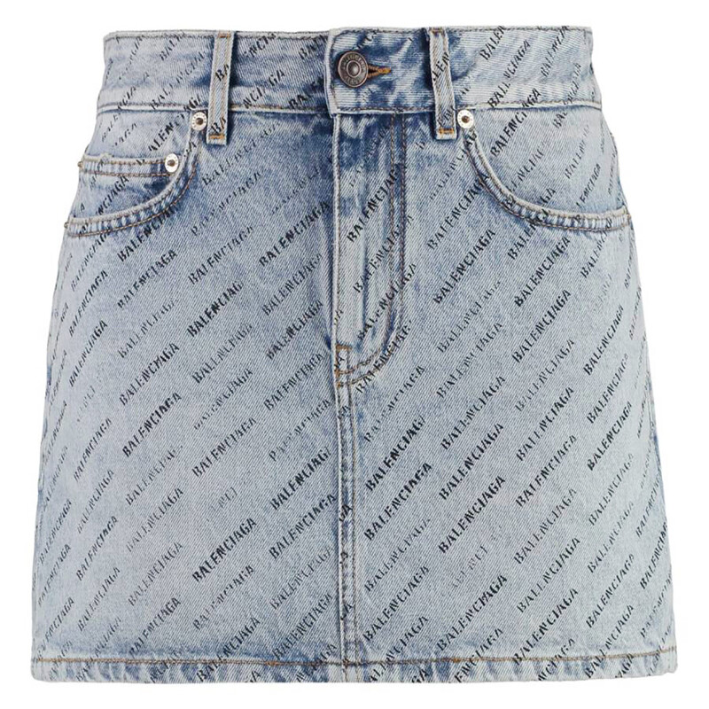 Balenciaga Ladies Low Waist Mini Skirt, Brand Size 38 (US Size 8