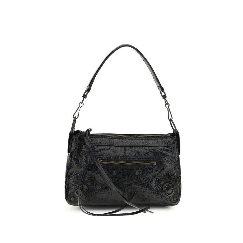 Balenciaga ショルダーバッグ ブラック Balenciaga Le City Moto Shoulder Bag — Black BA8661222ABEK1000BB