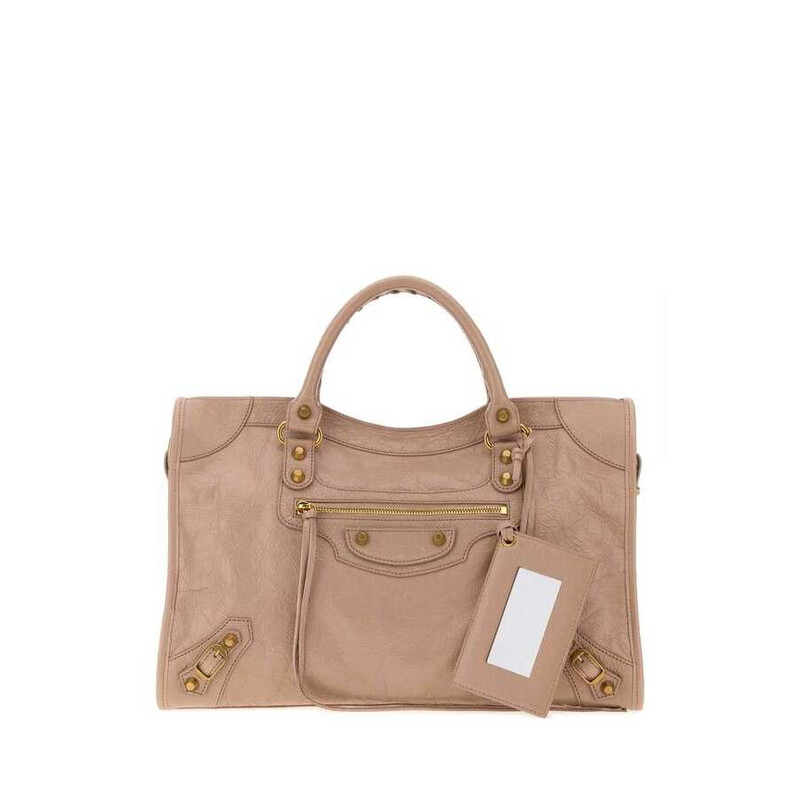 Balenciaga Le City Shoulder Bag — Beige 8657602ACLN 5833