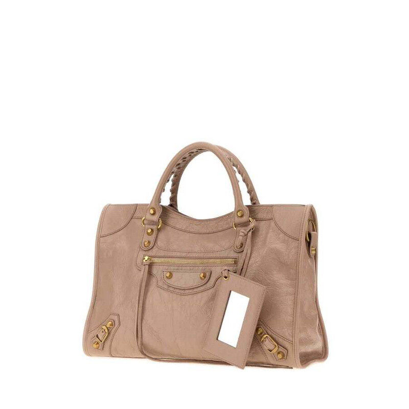 Balenciaga Le City Shoulder Bag — Beige 8657602ACLN 5833