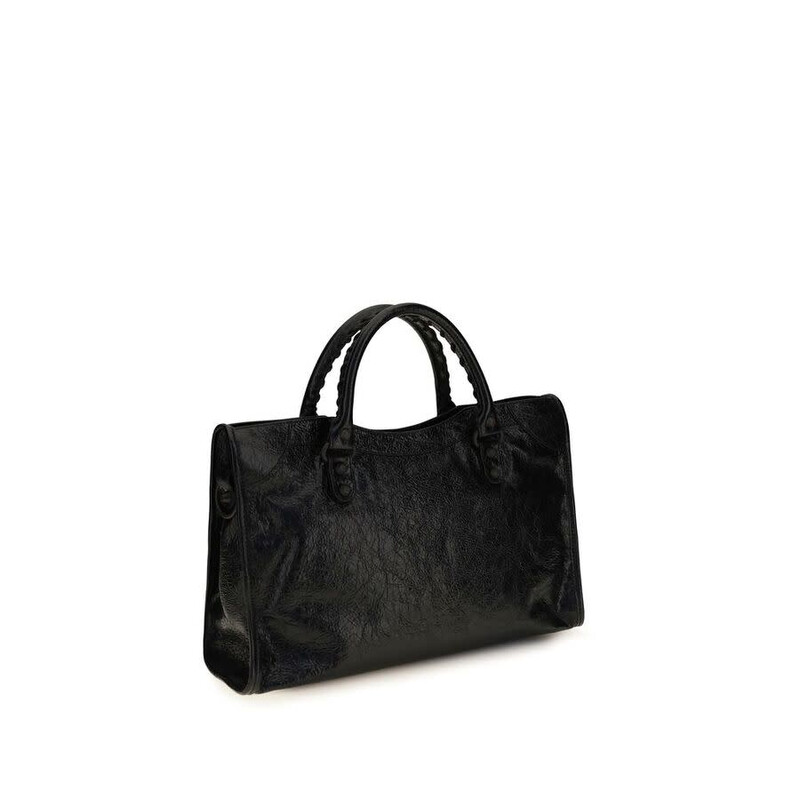 Balenciaga Le City Shoulder Bag — Black BA8657602ACFH1000BB