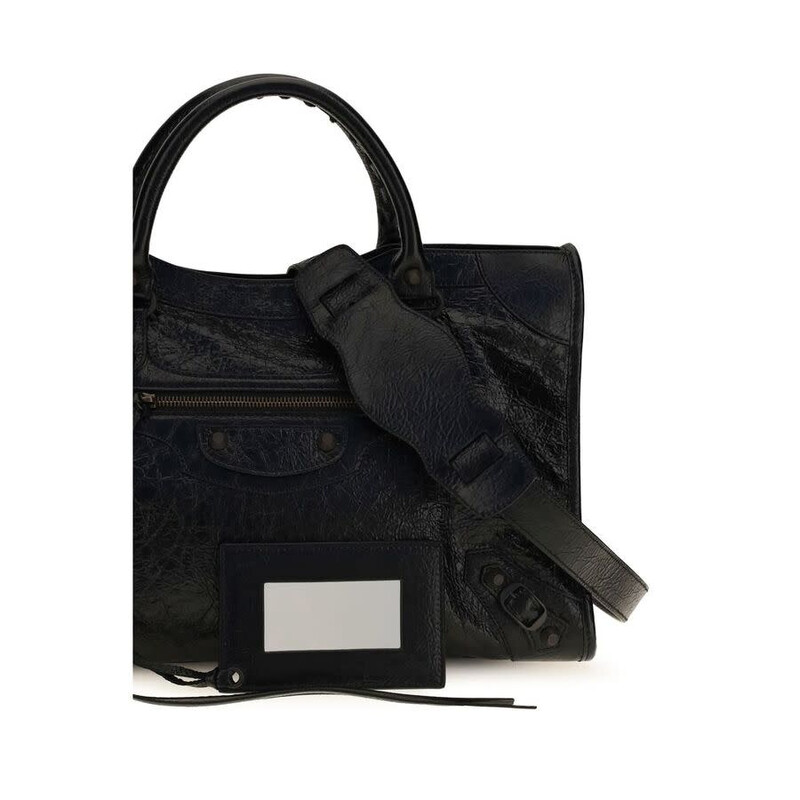 Balenciaga Le City Shoulder Bag — Black BA8657602ACFH1000BB