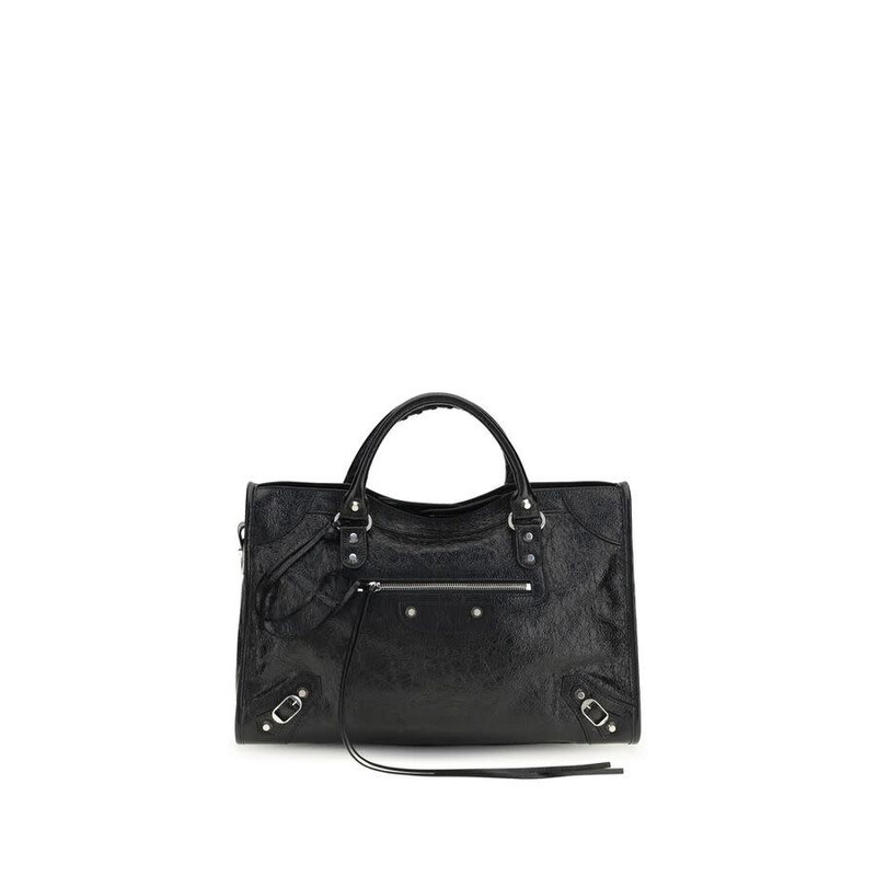 Balenciaga Le City Shoulder Bag — Black BA8657602ACLR1000BB