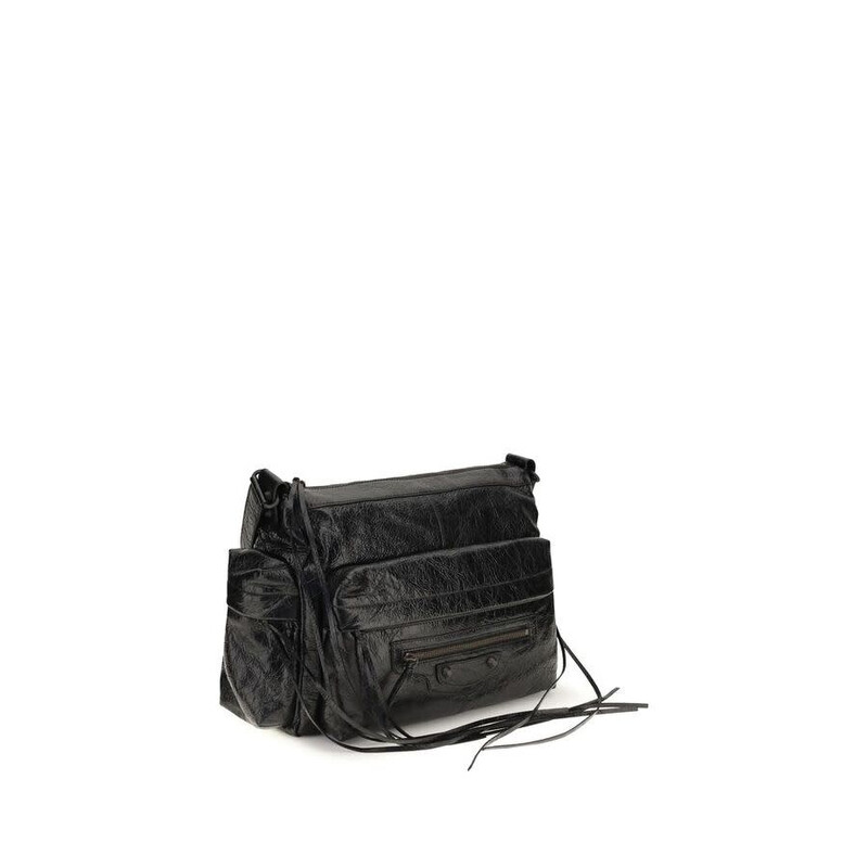 Balenciaga Le City Shoulder Bag — Black BA8767502ABEK1000BB