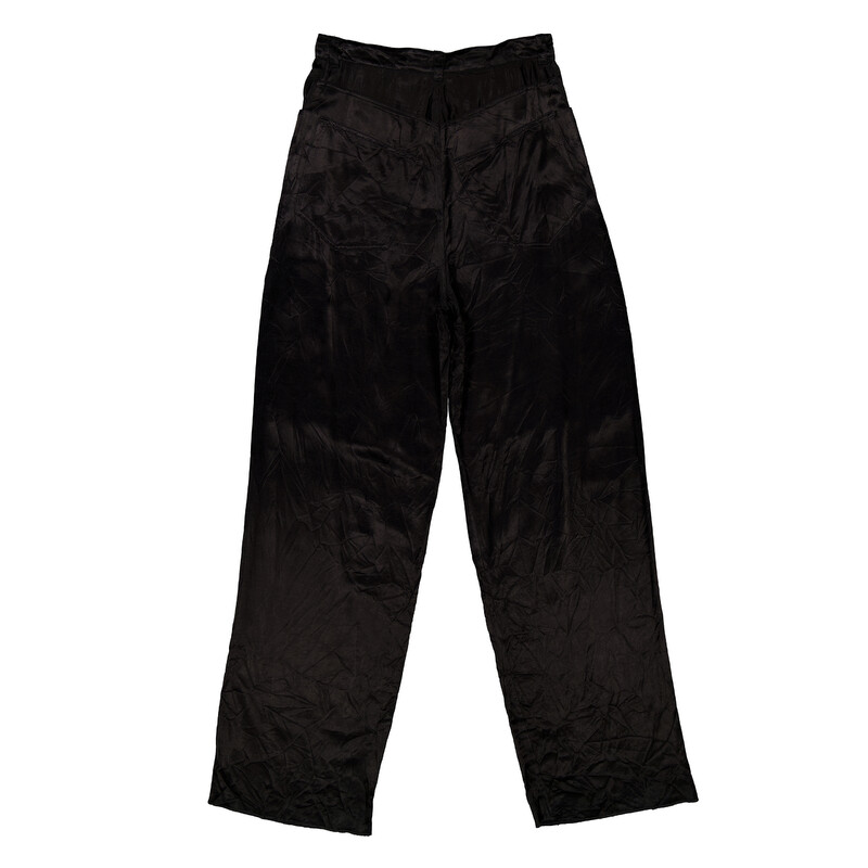 Balenciaga Mid Rise Five Pocket Satin Pants, Size Small 751502