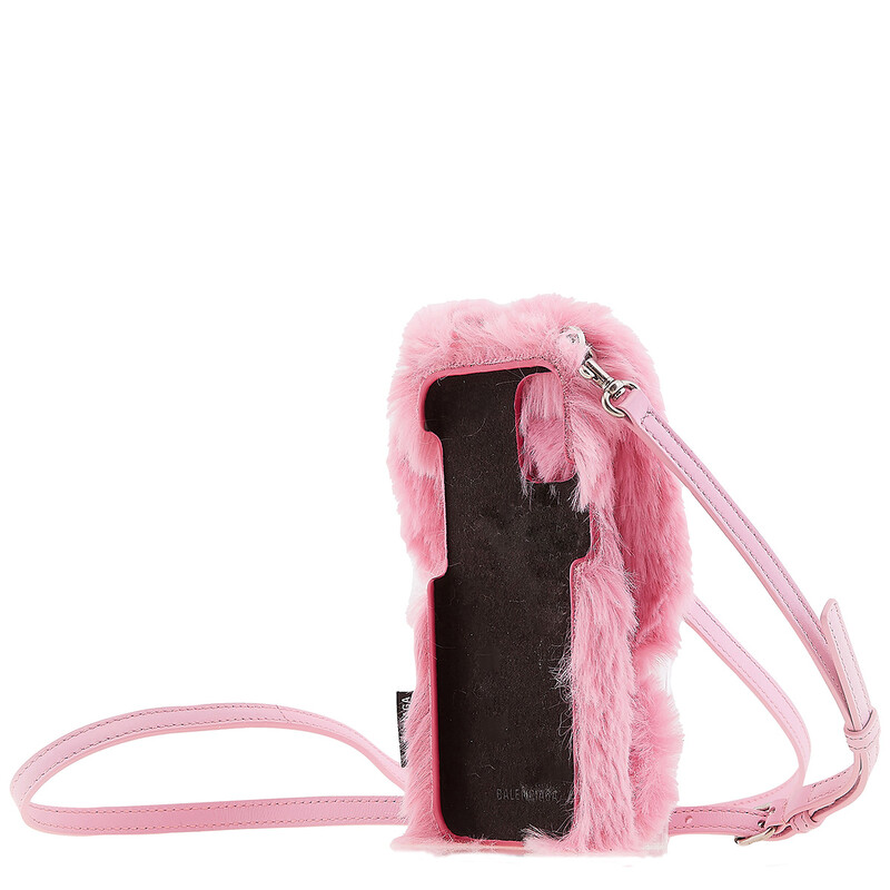 Balenciaga Rose Faux Fur Fluffy Bunny IPhone 12/12 Pro Case 664663