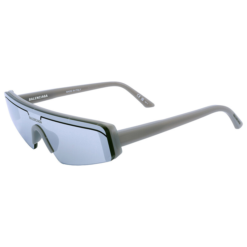 Balenciaga Silver Shield Unisex Sunglasses BB0003S 011 99 