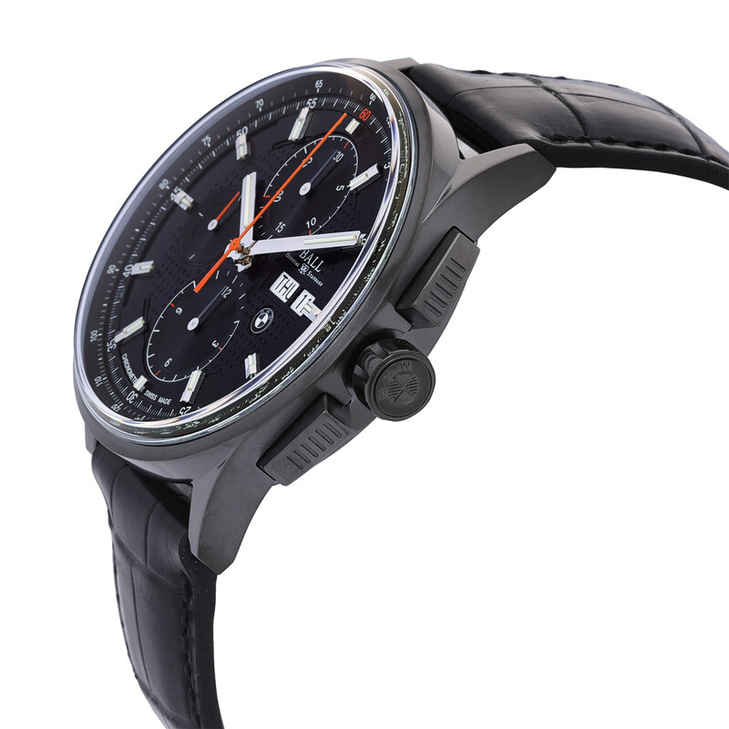 Ball BMW Chronograph Automatic Black Dial Men's Watch CM3010C