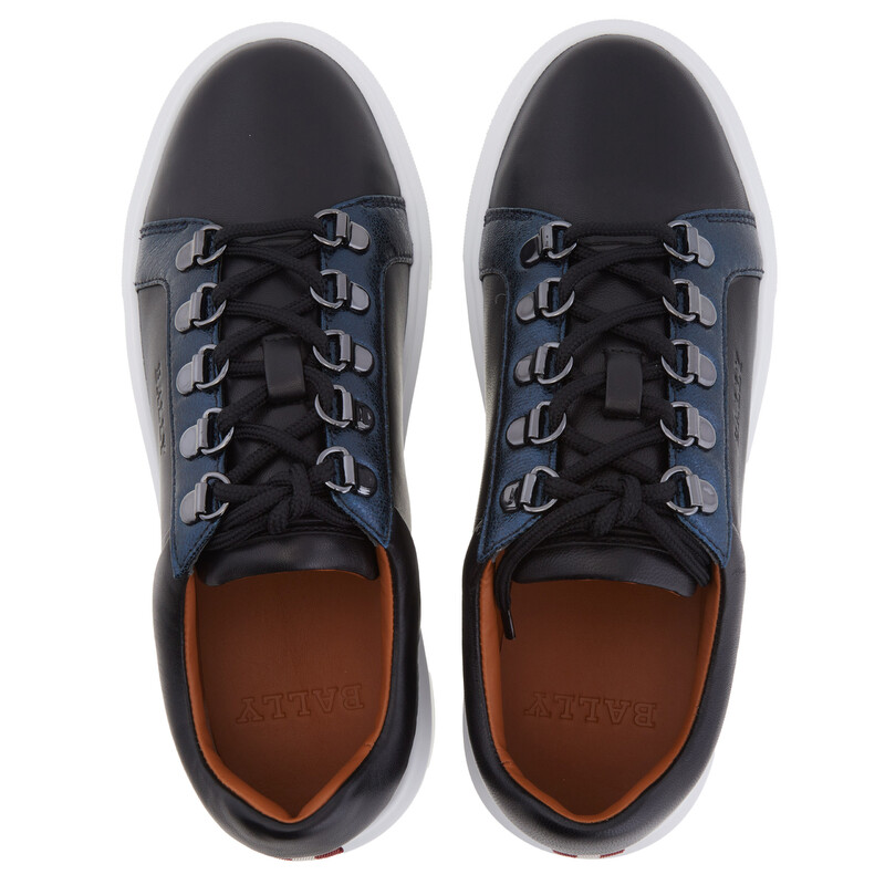 Bally Asaka Leather Low-Top Sneakers, Brand Size 36.5 ( US Size 6
