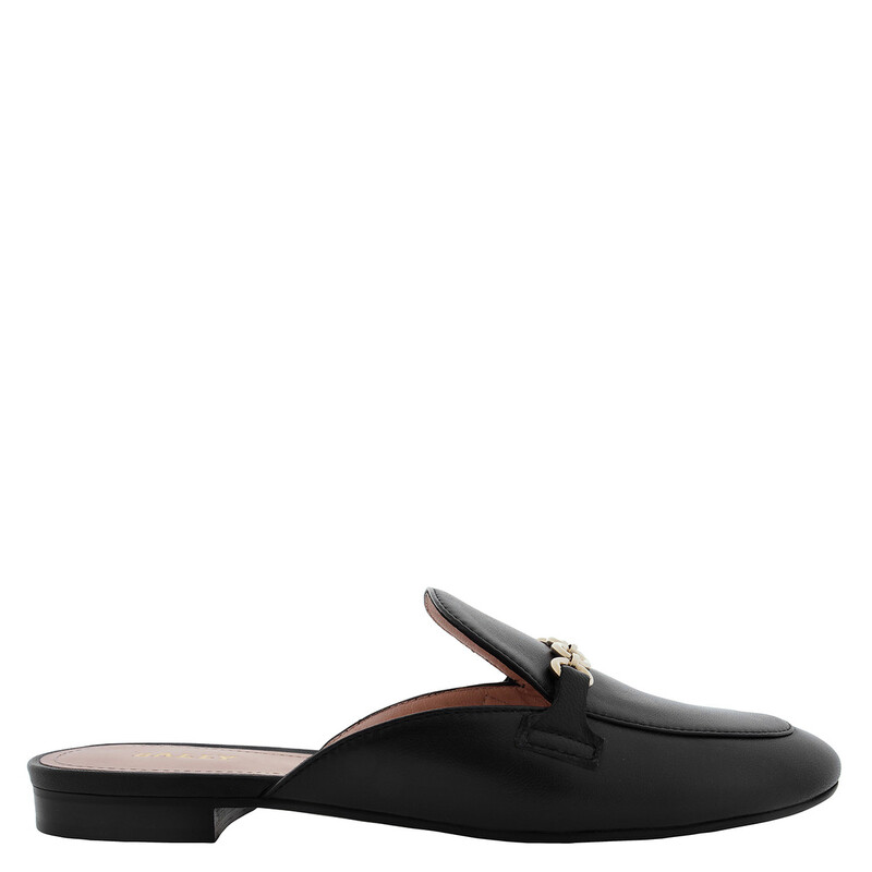 Bally Christiana Nappa Leather Slippers, Brand Size 35 ( US Size