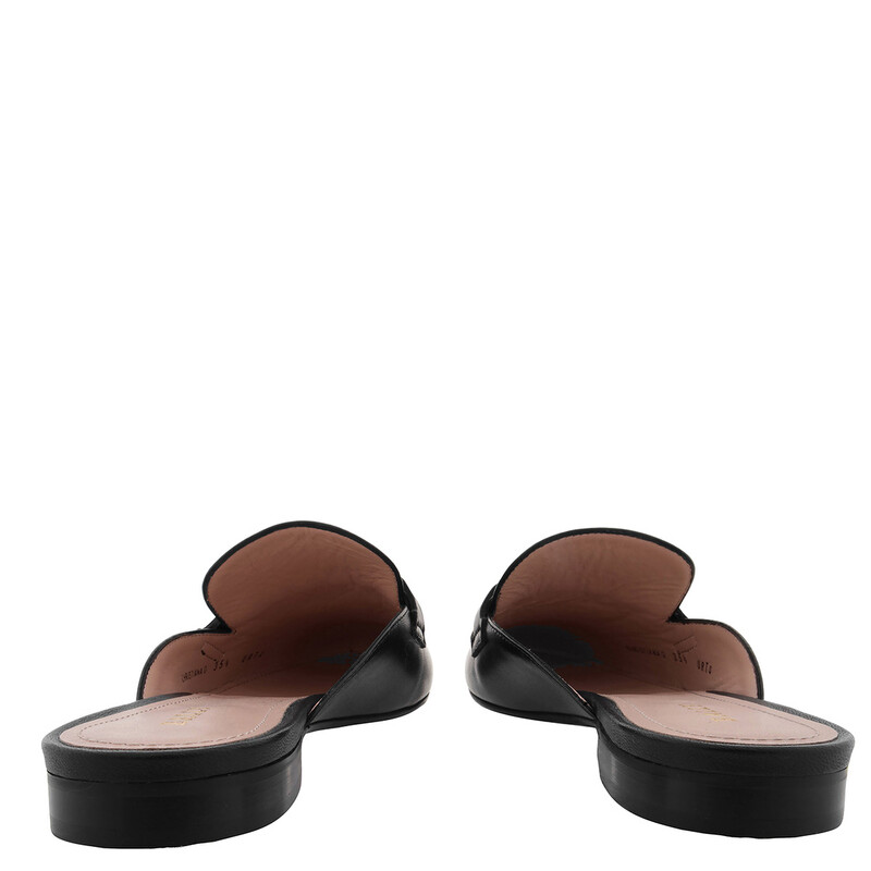 Bally Christiana Nappa Leather Slippers, Brand Size 35 ( US Size