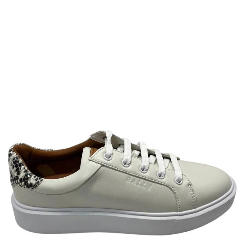 Bally Clorys Leather Low-Top Sneakers, Brand Size 35 ( US Size 4.5