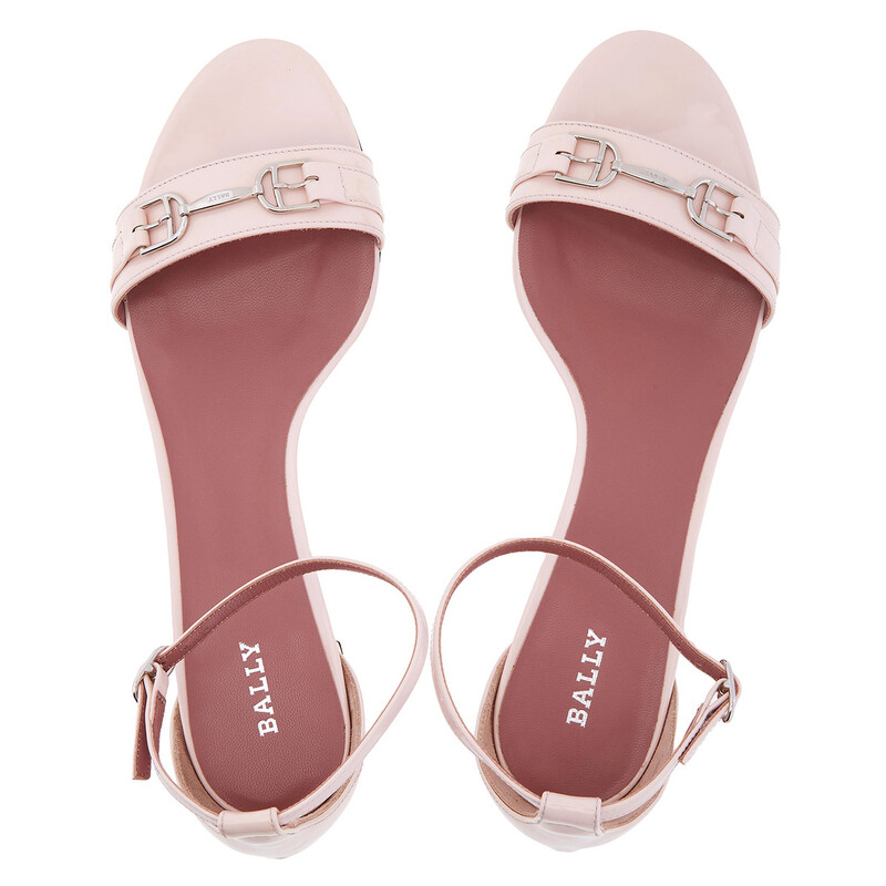Bally Cloto Patent Leather Sandals, Brand Size 36 ( US Size 5.5