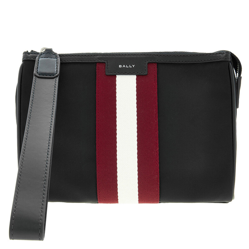 Bally Code Pouch in Black Nylon MAM00R-NY286-U901P 7613466210154