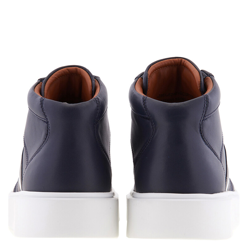 Bally Curter Leather High-Top Sneakers, Brand Size 39 ( US Size 6