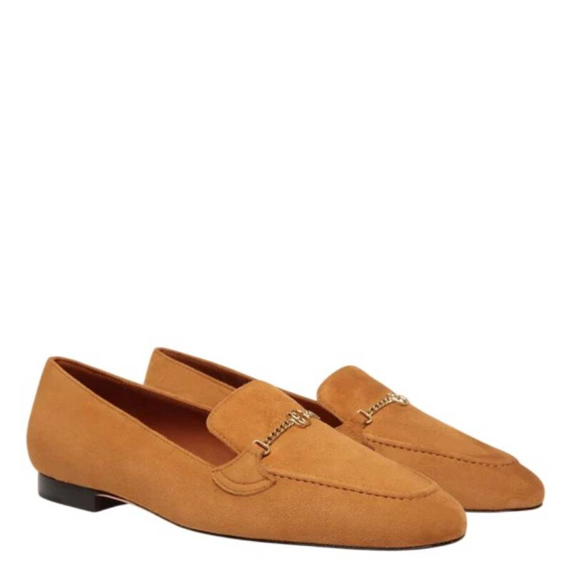 Bally Daily Emblem Suede Leather Loafers, Brand Size 36 ( US  display picture 1