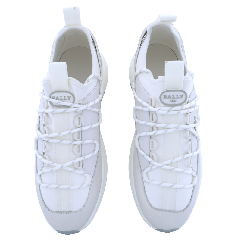 Bally Delys Leather Low-Top Sneakers, Brand Size 6.5 ( US Size 7.5