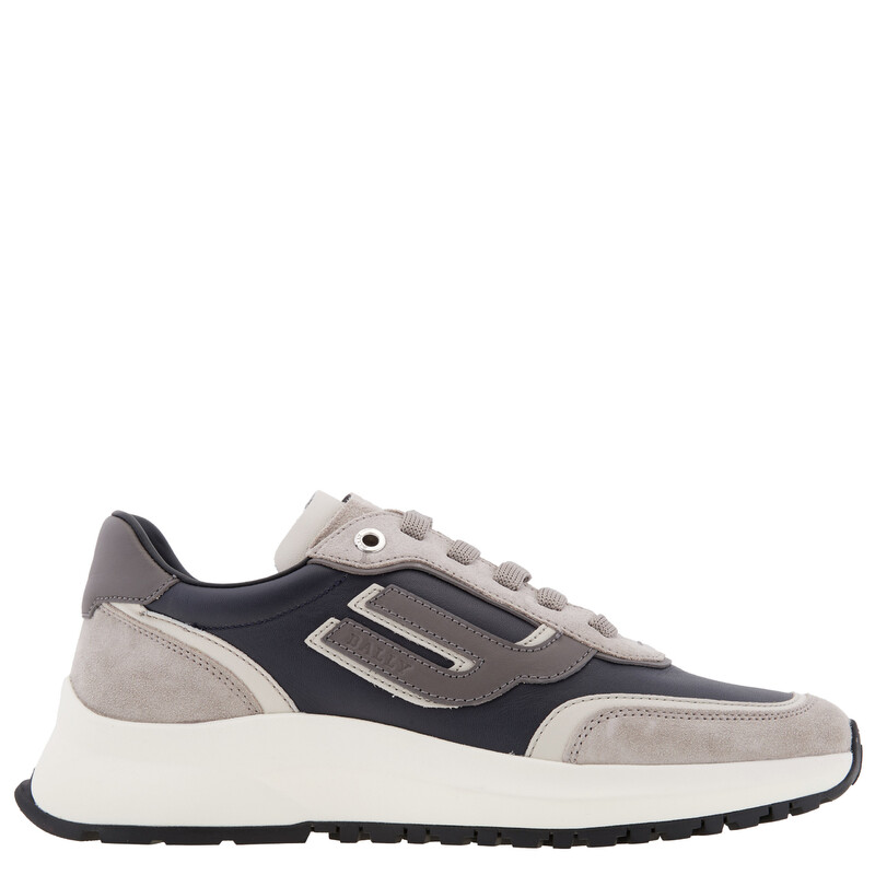 Bally Demmy Calf Suede Low-Top Sneakers, Brand Size 6 ( US Size 7