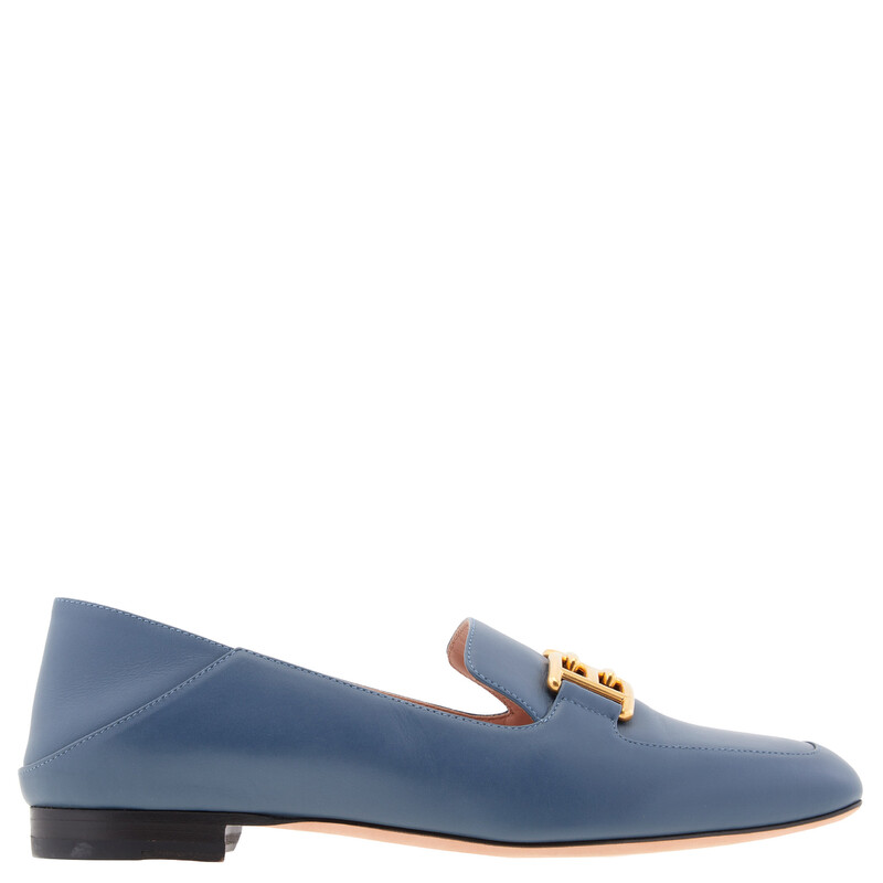 Bally Ellah Flat Leather Loafers, Brand Size 36 ( US Size 5.5