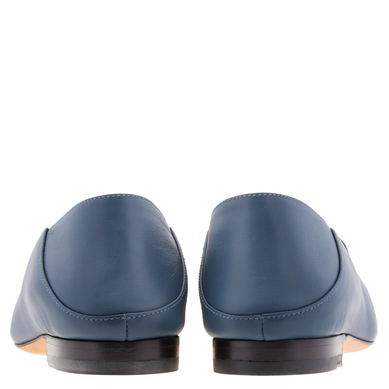 Bally Ellah Flat Leather Loafers, Brand Size 36 ( US Size 5.5