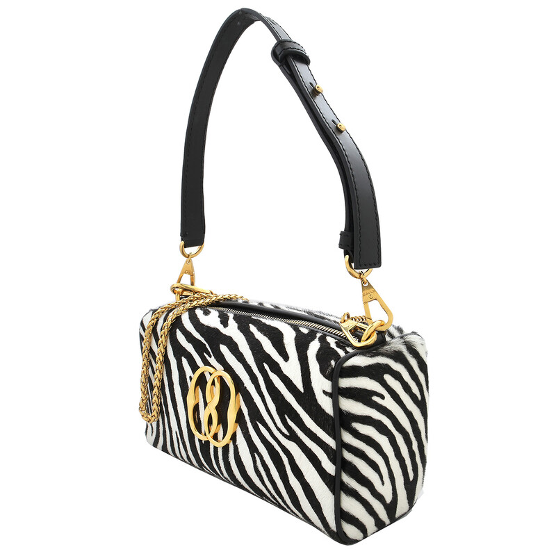 ★BALLY ストライプデザイン ウォレットチェーンショルダー バリー(BALLY)|チェーンウォレットショルダー|【ハードオフ公式通販