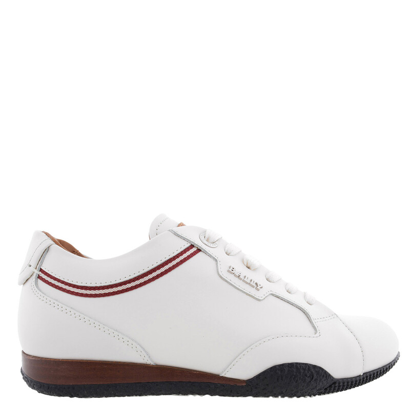 Bally Fridia Leather Low-Top Sneakers, Brand Size 35 ( US Size 4.5