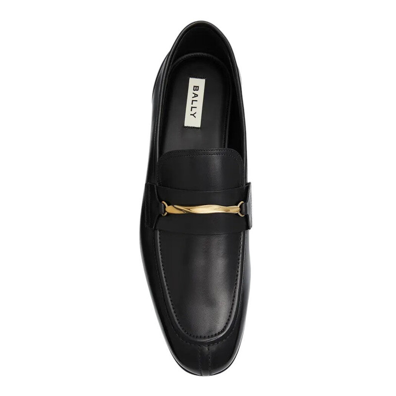 Bally Genos Suisse Leather Loafers, Brand Size 6 ( US Size 7