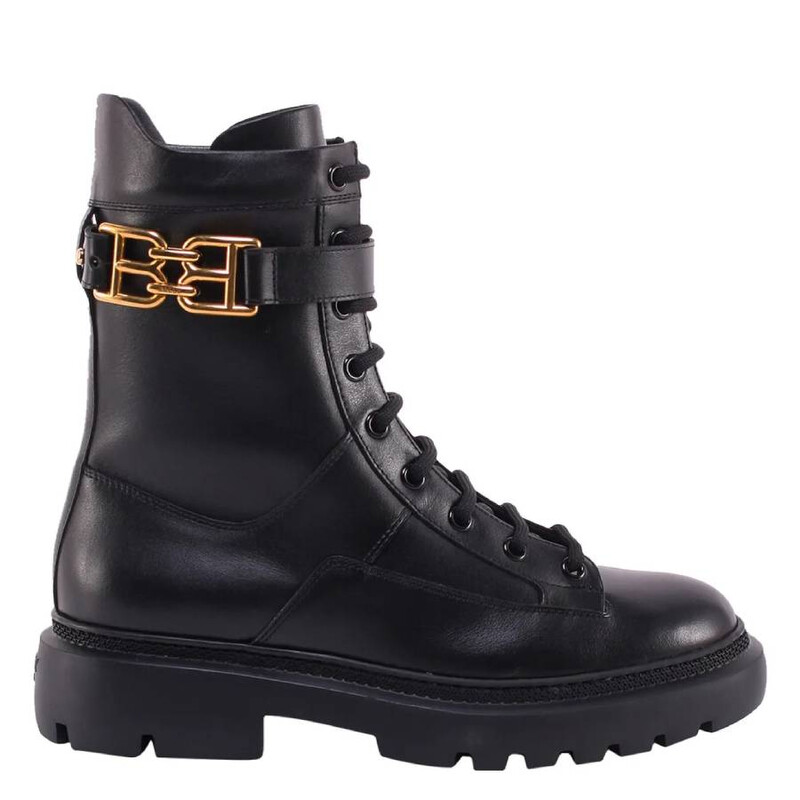 Bally Gioele Leather Army Boots, Brand Size 39 ( US Size 8.5