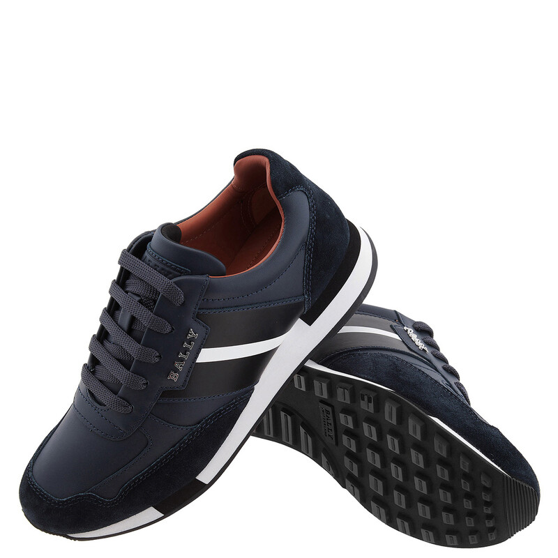 Bally Glendy Leather Low-Top Sneakers, Brand Size 37 ( US Size 6.5