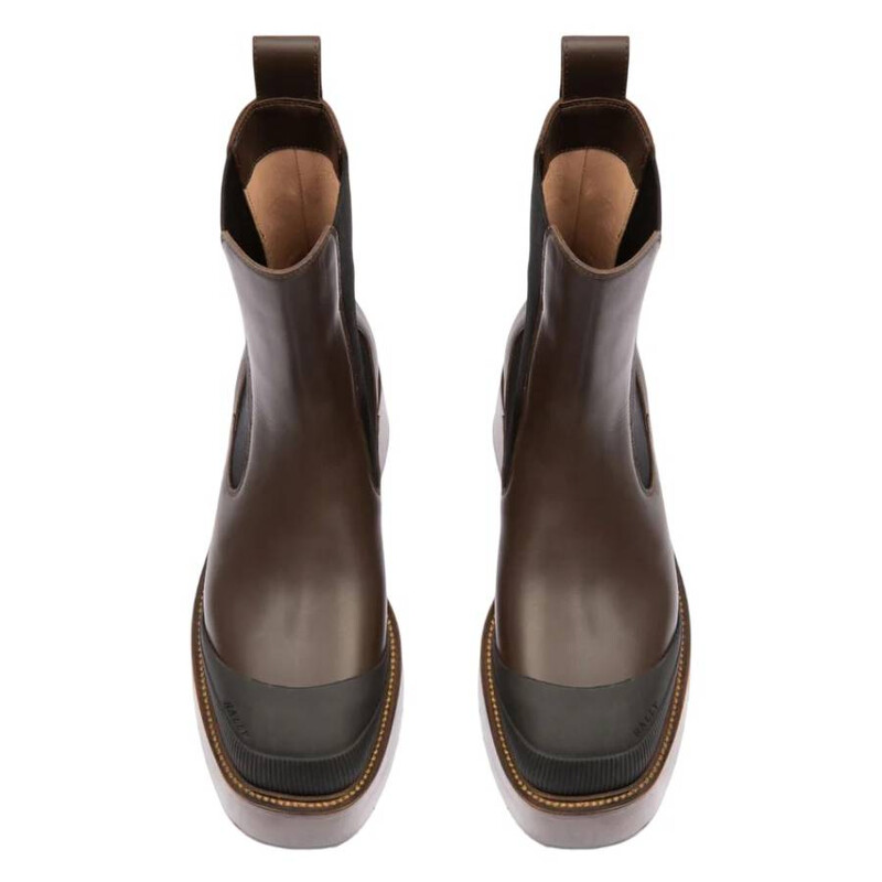 Bally Ilene Leather Booties, Brand Size 36 ( US Size 5.5 ) WB0021