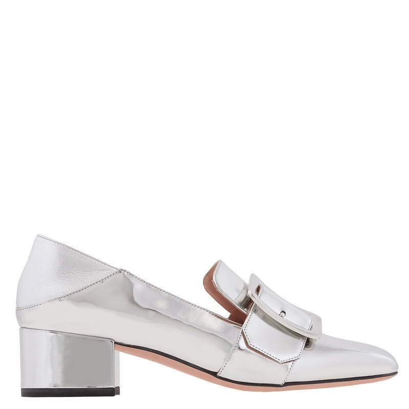 Bally Janelle Buckle Leather Pumps, Brand Size 36 ( US Size 5.5