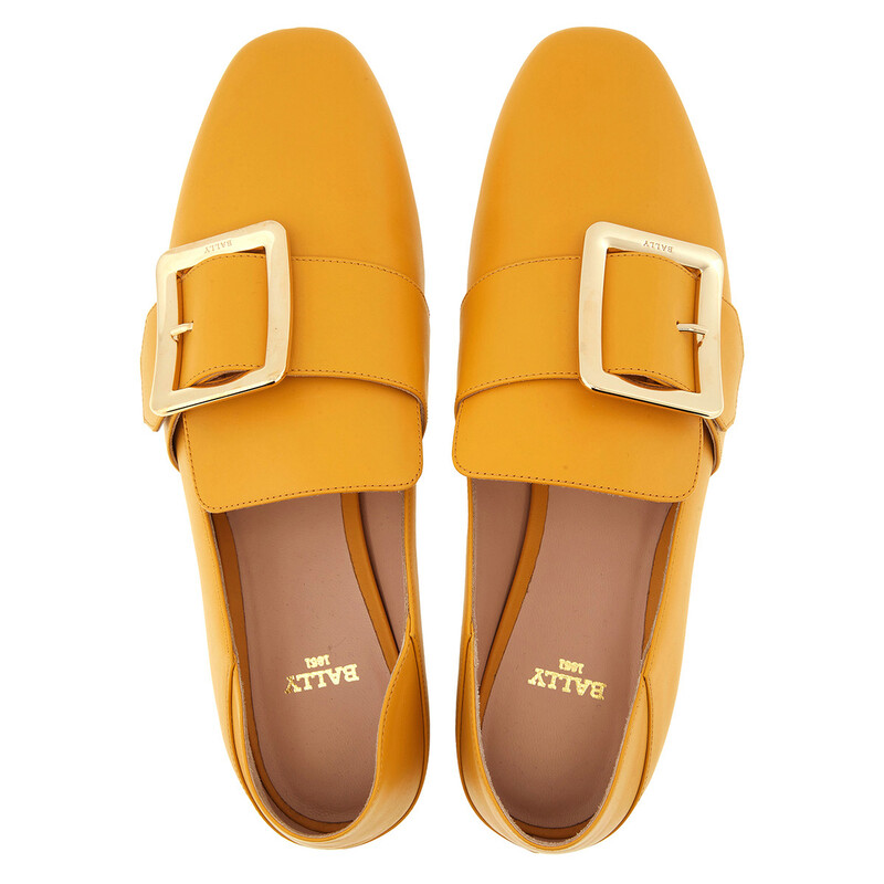 Bally Janelle Calf Leather Slippers, Brand Size 36.5 ( US Size 6