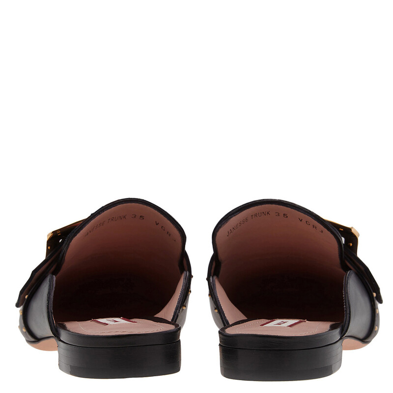Bally Janesse Studded Leather Mules, Brand Size 35 ( US Size 4.5