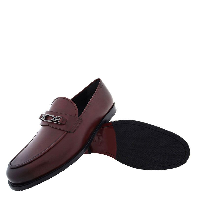 Bally Kensington Kelsy Leather Moccassins, Brand Size 10 ( US Size