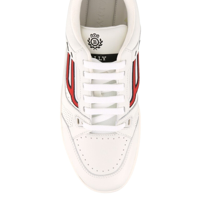 Bally Kuba-T Leather Low-Top Sneakers, Brand Size 6 ( US Size 7 Bally Kuba-T Leather Low-Top Sneakers, Brand Size 6 ( US Size 7