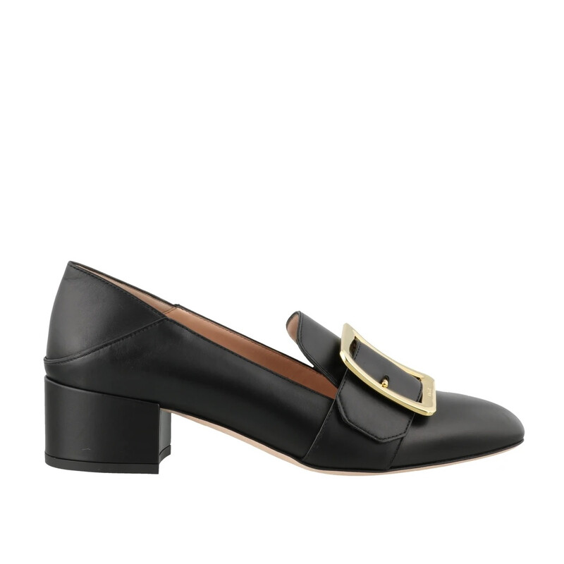 Bally Ladies Janelle Black Calf Leather Pumps, Brand Size 36 (US