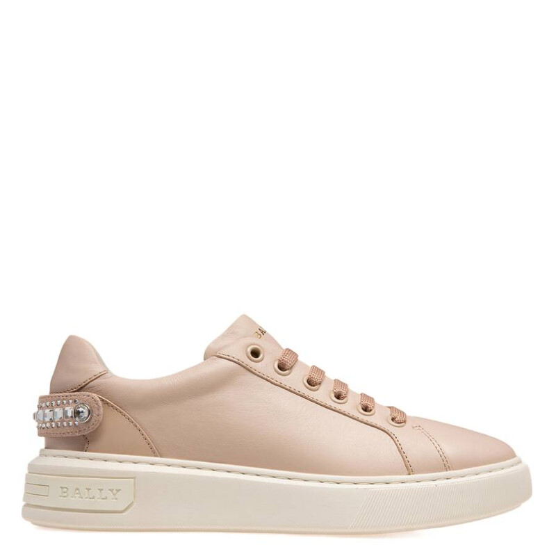 Bally Malya Leather Low-Top Sneakers, Brand Size 36 ( US Size 5.5