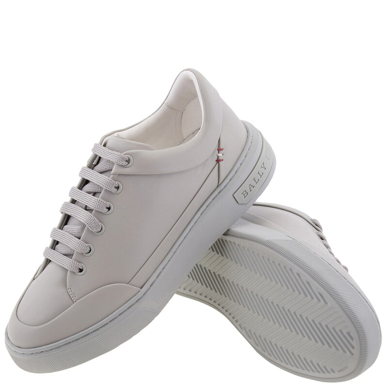 Bally Melvin Leather Low-Top Sneakers, Brand Size 5 ( US Size 6