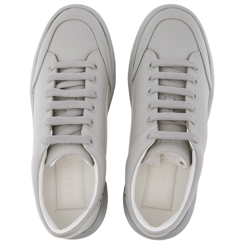 Bally Melvin Leather Low-Top Sneakers, Brand Size 5 ( US Size 6