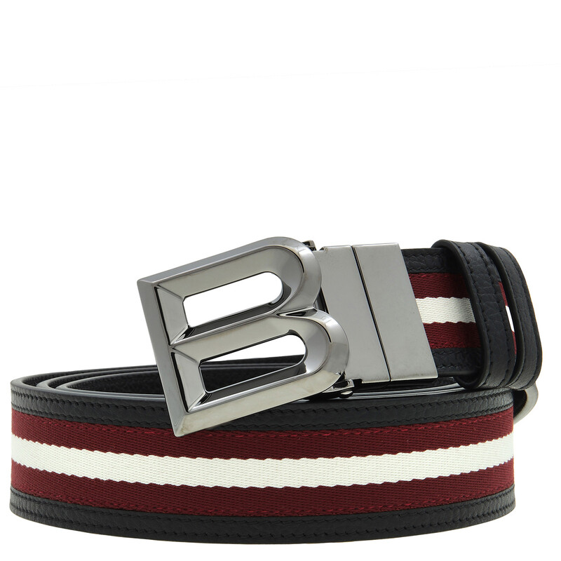 Bally Men's Double-Sided Leather Belt, Size 115cm MBG00X-I946R