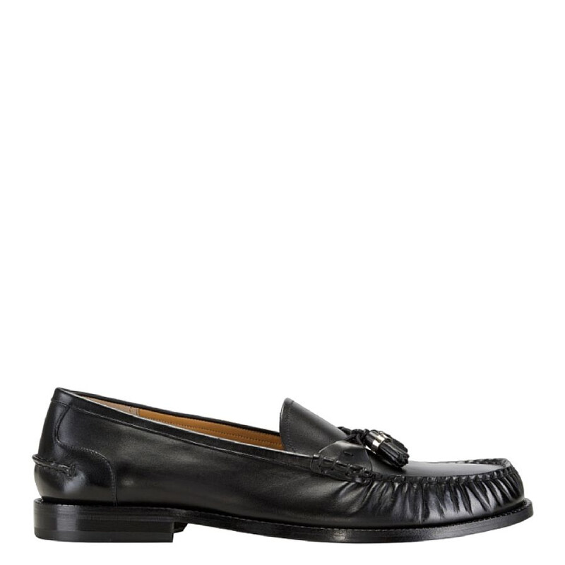 Bally Thor 130 Black Leather Slip On Loafers Men’s US 8.5 D EU 7.5 Switzerland Bally Mens Leather Loafer – NYC Designer Outlet main image 4