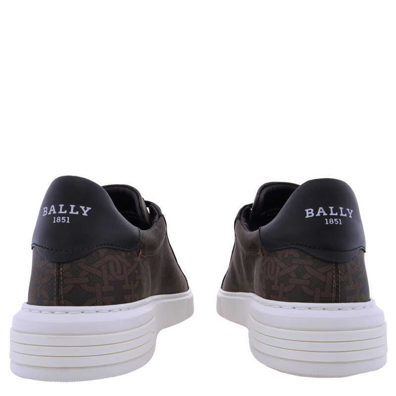 Bally ミッキー Bally Miky B Monogram Printed Fabric Sneakers, Brand Size 6 ( US